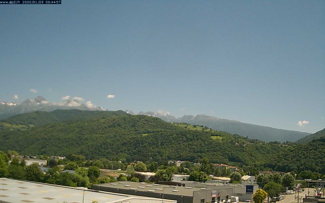 Webcam : Vue de Chamrousse depuis Grenoble